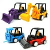 YIWULA Truck Mini Engineering Vehicles Construction Friction Trucks Kid Car Toy 4Pcs