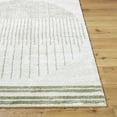 thumbnail image 5 of Mark&Day Washable Rugs, 5x7 Lyndsi Global Grass Green Area Rug, Green Light Beige Carpet for Living Room, Bedroom or Kitchen (5'3" x 7', Machine Washable), 5 of 7