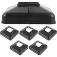 thumbnail image 1 of MOVTOTOP 6pcs Vinyl Post Skirt Vinyl Fence Post Cups Post Trim Replacement Vinyl Post Sleeves, 1 of 8