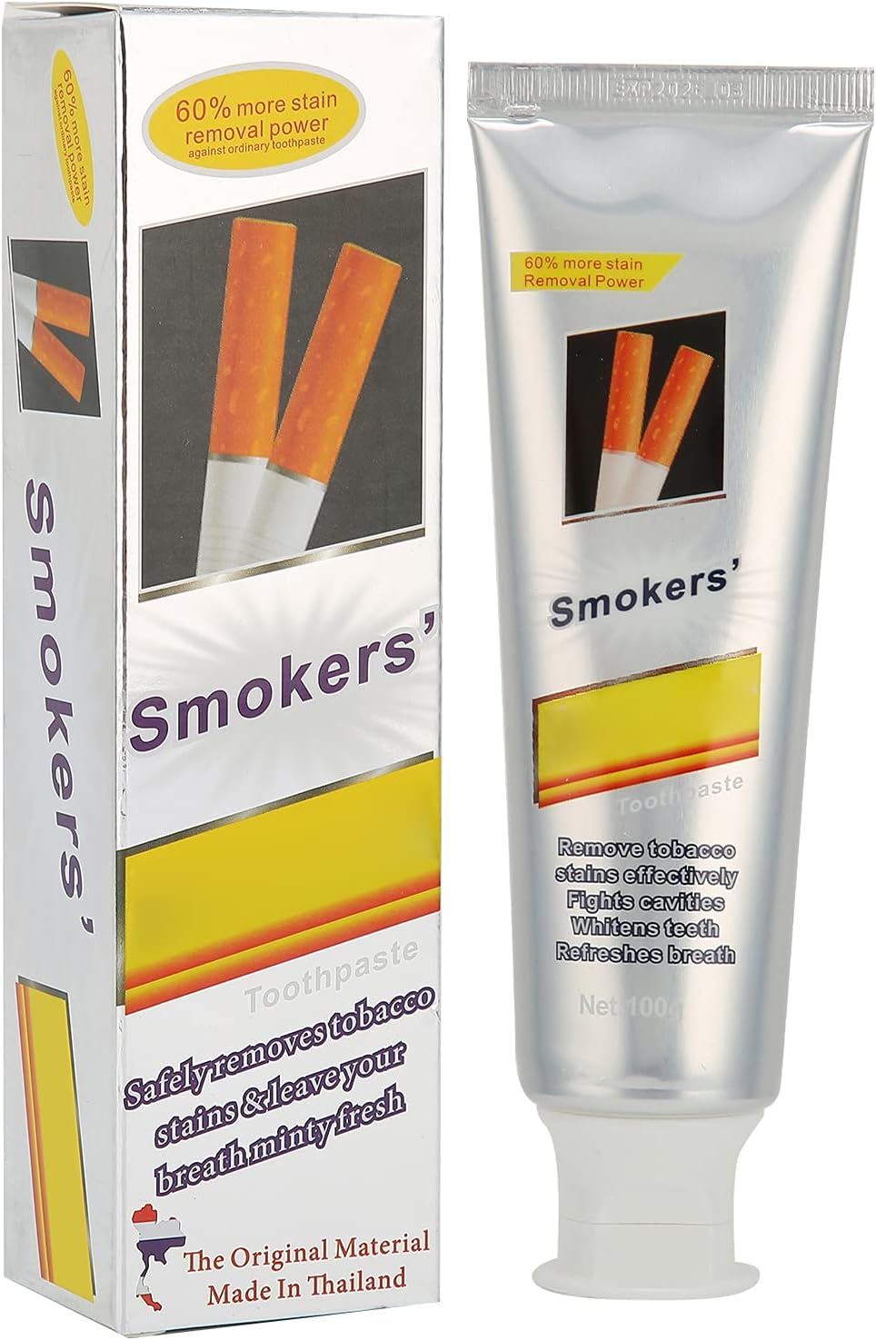 Stain Remover Toothpaste, Tobacco Stains Removal Toothpaste Deep Clean