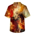 thumbnail image 3 of Huresd Men Graphic Scrubs, Fashion Plus Size Spring Scrubs Man Short Sleeve Work Tie Dye Pocket Soft Scrub Ginger 5XL, 3 of 3