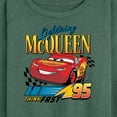 thumbnail image 3 of Disney's Cars - Lightning McQueen Think Fast - Women's Lightweight French Terry Long Sleeve Shirt, 3 of 5