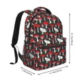 thumbnail image 2 of Fotbe Red Mushrooms Pattern Casual Backpack for School, Travel, and Outdoor Activities - Durable, Lightweight, and Comfortable, 2 of 5