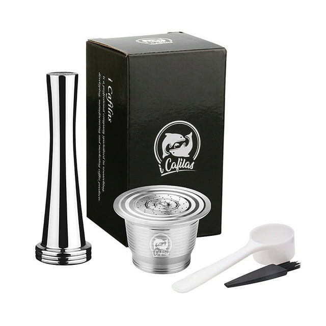 EGNMCR Reusable Coffee Capsule Stainless Steel Filter Capsule Environmentally Friendly Coffee capsule