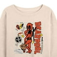 thumbnail image 3 of Marvel Deadpool & Wolverine - Notebook Doodles - Women's French Terry Pullover Sweatshirt, 3 of 5