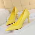 thumbnail image 5 of Zapatos de tacón alto para mujer, de estilo coreano, sencillos, versátiles, con punta estrecha, profesionales, ajustados, a la moda, 5 of 5