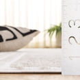 thumbnail image 4 of SAFAVIEH Maya Sheldon Geometric Striped Area Rug, Ivory, 5'3" x 7'6", 4 of 10