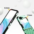 thumbnail image 3 of Allytechgroup Rugged Galaxy Z Flip 5 Case, Military Grade Shockproof Phone Case for Samsung Galaxy Z Flip5, Bumper Anti-Slip Cover for Women Men, Green, 3 of 6