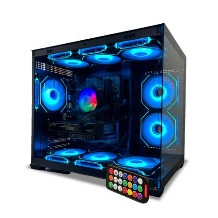 Video Editing Gaming PC Computer Desktop, RTX 3060 12GB, Xeon E5-2690 V4 14-Cores CPU, 64G RAM, 1TB NVMe SSD , WiFi WINDOWS 11