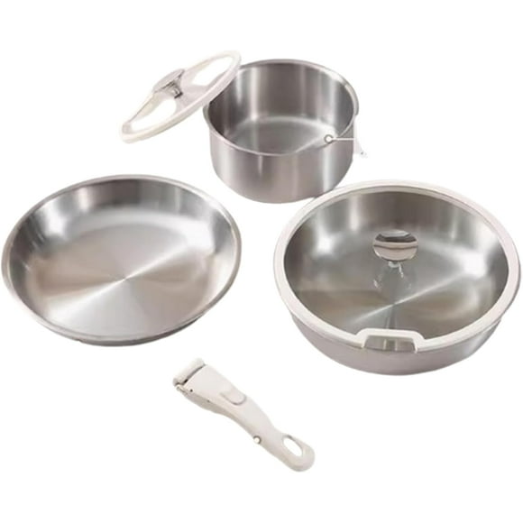 Pots and Pans Set, Non Stick Cookware Set Detachable Handle, Oven Safe Cookware Set for Pots, Pans, Bowls and Plates