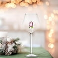 thumbnail image 4 of Cinvoph Christmas Lovely Rose Cups, Goblet Glasses for Candlelight Dinner, Wine Cup for Couple, 4 of 5