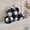 Black and White Checkered, variant on Animebody Brown Leopard Velvet Bed Rest Pillows