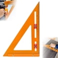 thumbnail image 6 of 2In1 Rafter Square,Positioning Triangle Ruler Rafter Square Tool Adjustable Triangle Ruler Protractor for Woodworking,A, 6 of 6