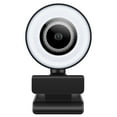 thumbnail image 2 of Teissuly Webcam With LED Light 1080P HD Web Camera Auto Focus 4MP Microphone, 2 of 9