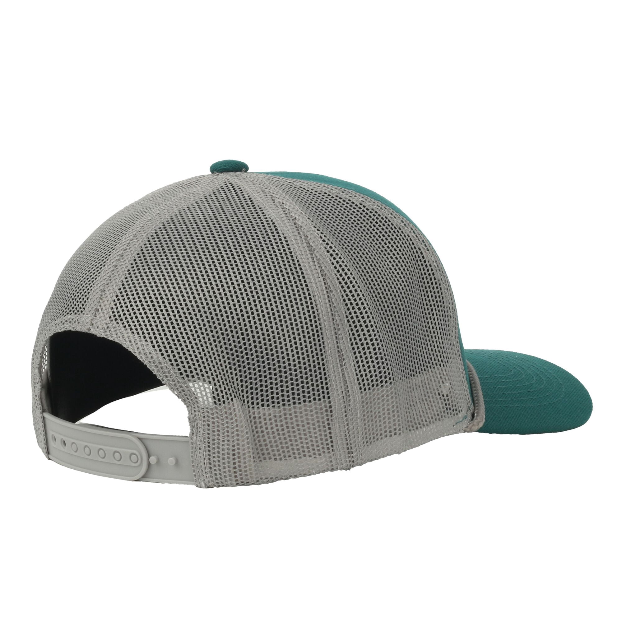 Green/Grey Lure 6-Panel Fishing Cap – Structured, Embroidered, Snapback, One Size