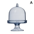 thumbnail image 2 of 1pc Mini Stand Cake Box Cupcake Candy Plastic Wedding Favor Party Box R4M9, 2 of 6