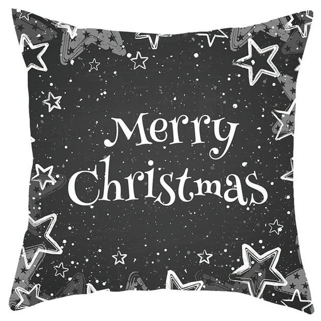 Big Save!Sharpies Merry Christmas Printing Dyeing Sofa Bed Home Decor Pillow Case,Cushion Cover
