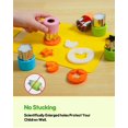 thumbnail image 4 of Juego de cuchillos para niños Melican Montessori Kitchen, sin BPA, 38 piezas, 4 of 6