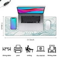 thumbnail image 5 of "Extra Large Desk Mouse Pad with Topographic Pattern - Non-Slip Rubber Base for Better Comfort and Style - Perfect Addition to Your Desk Decor", 5 of 7
