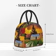 thumbnail image 2 of Fotbe Fall Village Scenery Pattern Lunch Bag, Insulated Lunch Box, Small Leakproof Cooler Food Lunch Containers Reusable High Capacity Lunch Tote Bags for Work, Travel, Outdoor, 2 of 6