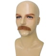 thumbnail image 3 of HPO Men's Human Hair Mustache Cosplay Facial Hair, 3 of 6