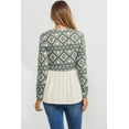 thumbnail image 3 of Geo Print Color Block Maternity Tunic Top, 3 of 3
