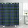 thumbnail image 1 of ABPHQTO Cortina de ducha de baño antigua abstracta con estampado de cuadros verdes The Clan Baird Tartan púrpura de Escocia 165x180 cm ABPHQTO PKNMT66x72Shower-7903, 1 of 2