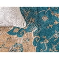 thumbnail image 2 of Unique Loom Color Bordered Traditional Area Rugs, Blue, 2 of 6