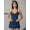 Navy Blue, variant on New Anti Glare Sports Dress Suit Women's Yoga Jumpsuit Outdoor Running Fitness Tennis Skirt Sportswear Workout Rompers Yoga Set