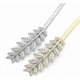 thumbnail image 2 of Silver Leaf Curtain Tiebacks, 2 Pack Adjustable Decorative Clips for Drapes, 2 of 5