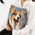 thumbnail image 6 of Corgi Velvet Throw Covers Pillow Inserts - Set of 2 Decorative Pillows with Unique Patterns for Home Decor, Couch, Bed - 16x16, 18x18, 20x20 Inches - Soft & Cozy Cushion Inserts, 6 of 6