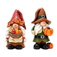thumbnail image 2 of Tyidzon 2 Pcs Fall Gnome Decorations, Thanksgiving Wooden Tabletop Figurines for Shelf and Autumn Harvest Home Decor, 2 of 6