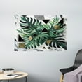 thumbnail image 2 of Ambesonne Monstera Tapestry Wall Hanging, Boho Abstract Nature Art, 60"x40", Emerald Dark Grey Dimgray, 2 of 3