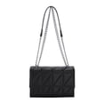thumbnail image 1 of Bolso de mujer de gran capacidad, bolso de hombro sencillo de otoño, estilo occidental rómbico, cadena gruesa, bolso cruzado estilo coreano, 1 of 5