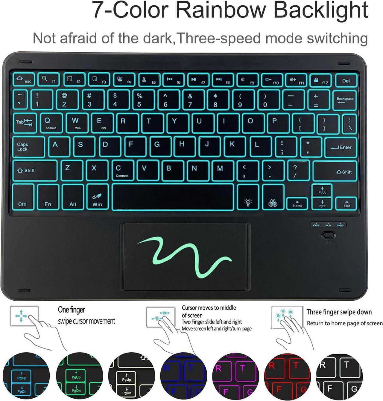 for iPad Air 13 inch Keyboard Case M2 2024, Detachable Bluetooth