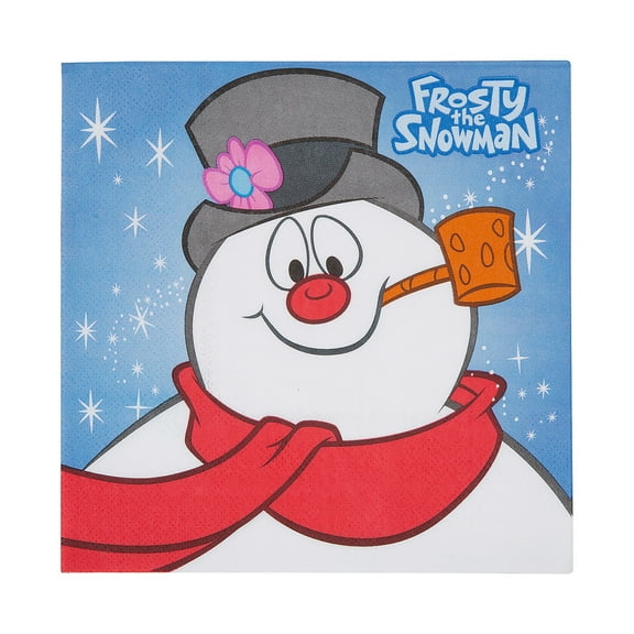 Frosty the Snowman Luncheon Napkins - 16 Pieces