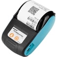 thumbnail image 1 of Impresora Térmica Portátil de Recibos, 58mm Impresora de Facturas Inalámbrica para Etiquetas, Recibos, Códigos de Barras, Etiquetas y Muñequeras, Bluetooth 4.0, Compatible con Android, IOS(Azul), 1 of 3