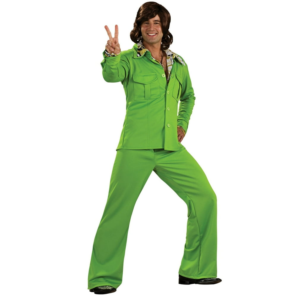Lime Green Liesure Suit Costume for Men