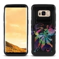thumbnail image 2 of FINCIBO Dual Layer Hybrid Armor Case Cover Stand for Samsung Galaxy S8+ Plus, Colorful Octopus Black, 2 of 8
