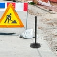 thumbnail image 4 of BESTYASH Poste De Advertencia Para Control De Multitudes En Exterior Material Premium Negro, 4 of 8