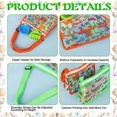 thumbnail image 3 of Adjustable Beach Toys Beach Mesh Bag, 2 Pcs Kids Beach Shell Collecting Bag with Zipper, Beach Sand Toy, Seashell Bag, for Pool Swim Beach Holding She, 3 of 5