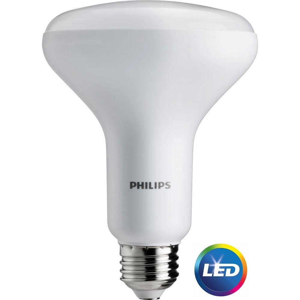 Philips LED Dimmable Flood Light Bulb, BR30, Soft White, 65 WE, 2 Ct