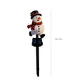 thumbnail image 4 of Christmas Solar Pathway Lights, Snowman Solar Stake Light Outdoor, Waterproof Warm White LED Ground Light with Solar Panel Auto Dusk to Dawn for Lawn Garden Yard Decor Iron 19.7 in, 4 of 7