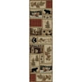 thumbnail image 1 of Mayberry Rug AD6548 2X8 2 ft. 3 in. x 7 ft. 7 in. American Destination Getaway Trail Area Rug, Multi Color, 1 of 1