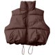 thumbnail image 4 of Chaquetas y abrigos casuales sin mangas y sin capucha para mujer, abrigos de color liso a la moda, chaquetas casuales sin mangas y con capucha, top de poliéster para mujer, 4 of 4