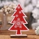 thumbnail image 5 of EeaseMX Árbol de Navidad de madera creativo, decoración de mesa de escritorio, fiesta de Navidad, mini árbol de Navidad rojo, adorno decorativo para fiesta de Navidad, 5 of 8