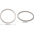 thumbnail image 2 of 10 Pcs 304 Stainless Steel Linking Ring Links Connectors Ring Connectors Metal Jewelry Links Jewelry Pendant Charms for Women DIY Dangle Earrings Bracelets Jewelry Making Findings 20x0.8mm, 2 of 4