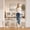 White, variant on Snughome Short Dog Gate Indoor, 16" High Freestanding Small Dog Door Gate with Support Feet, 4 Panel Folding Pet Door Pet Fence for Puppy, Black