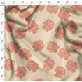 thumbnail image 4 of Soimoi Japan Crepe Satin Orange Fabric By the Yard - 54 Inch Wide -Florals Print Fabric - Elegant and Timeless Patterns for Fashion and Home Decor Printed Fabric, 4 of 6