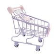thumbnail image 2 of Carrito de compras de juguete, carrito de supermercado pequeño para niños de 3 años en adelante, juguetes de almacenamiento. Púrpura, 2 of 9